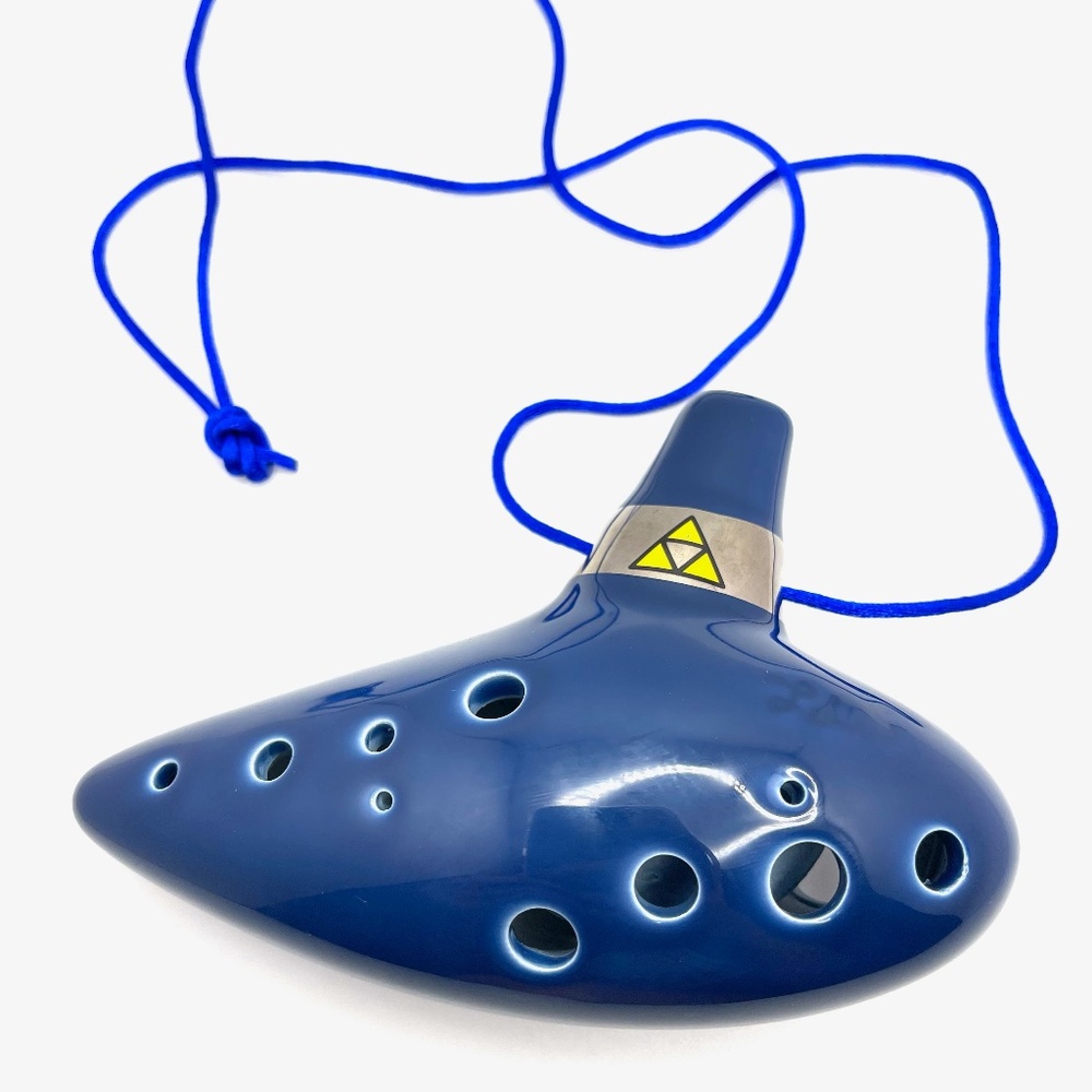 Blue 12 Hole Ceramic Legend of Zelda Ocarina